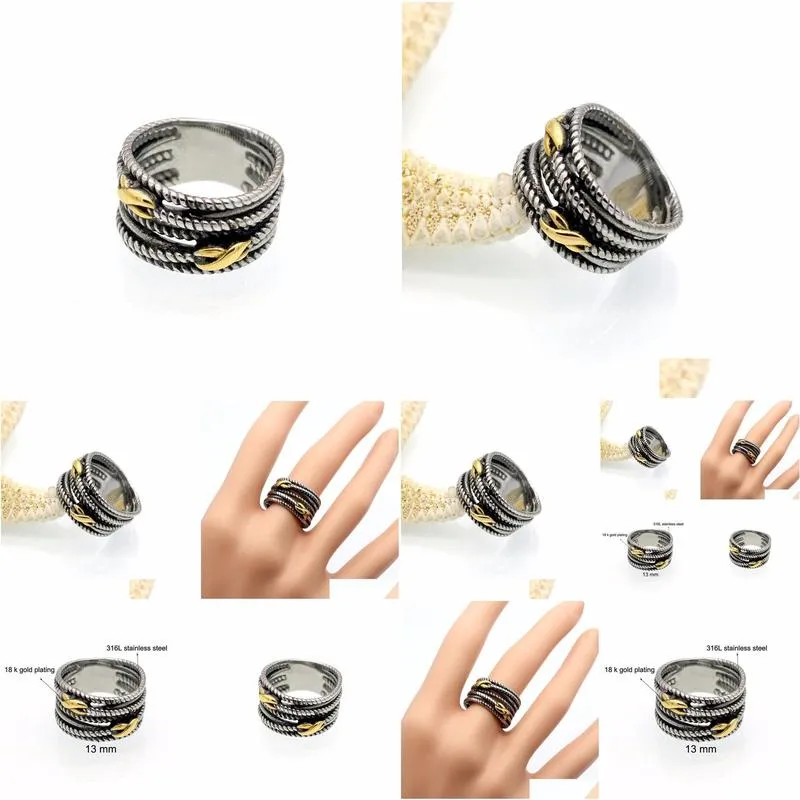 2021 sale anillos new retro stainless steel rings for woman brand name jewelry thailand rings rings fit pandora charm