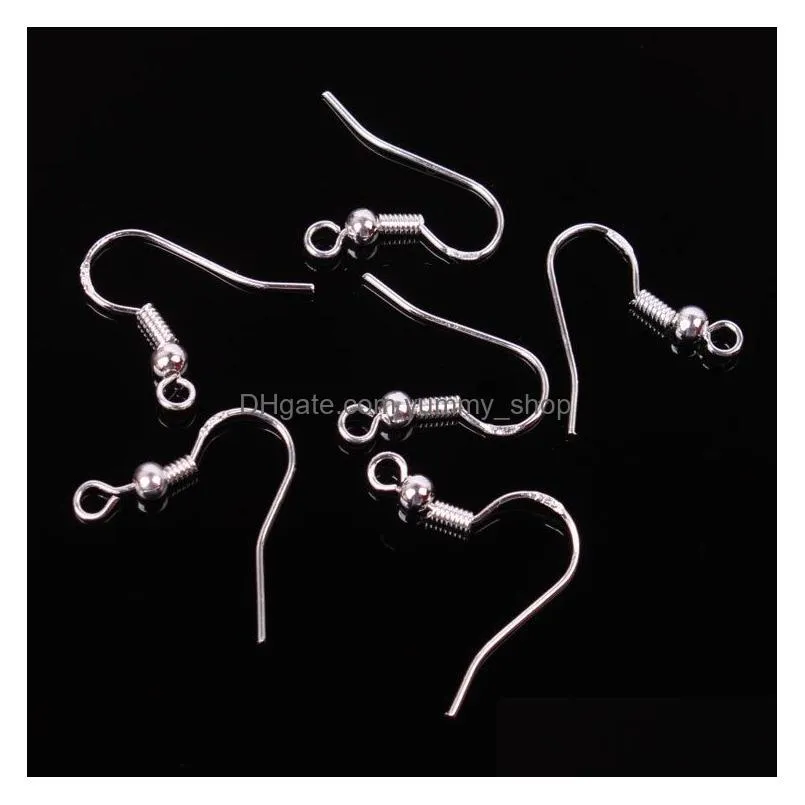  925 sterling silver earring findings fishwire hooks jewelry diy ear wire hook fit earrings for jewelry making bulk bulk lots
