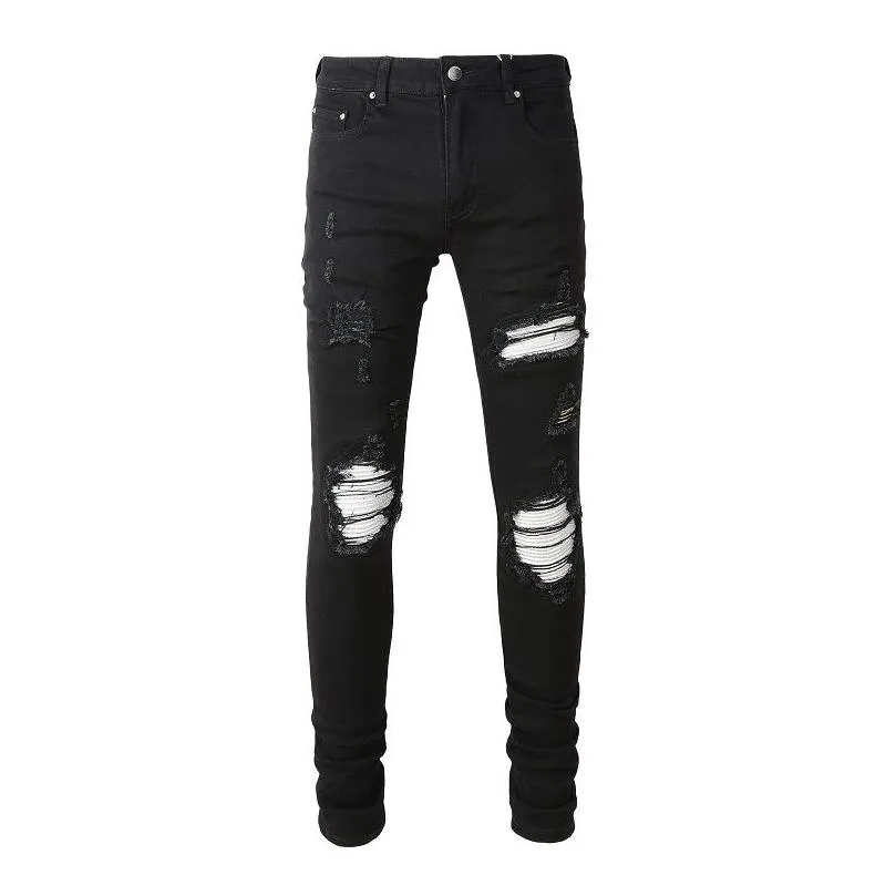 20ss mens designer jeans distressed ripped biker slim fit motorcycle denim for men fashion jean mans pants pour hommes 876