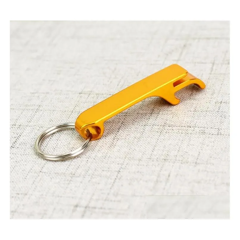 bottle opener with key chain pendant aluminum bottle opener key chains portable beer bar open bottle tool summer wine bottles tool