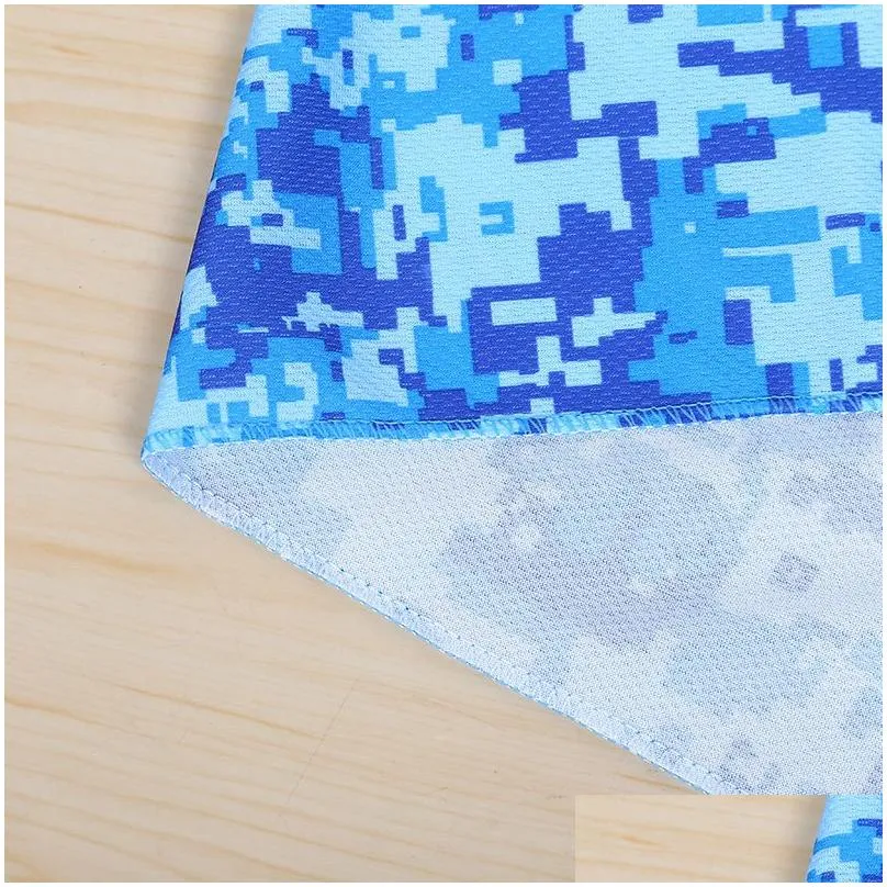 camouflage cool towels summer sunstroke ice cold towel yoga exercise sports neck cooler quick dry soft breathable sport towel dbc