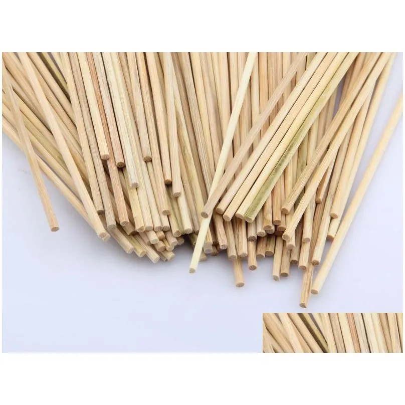 2000 pieces 30x0.3cm natural bamboo skewers sticks picks bbq barbeque fruit kabob kebab fondue grilling stick skewer supply disposable