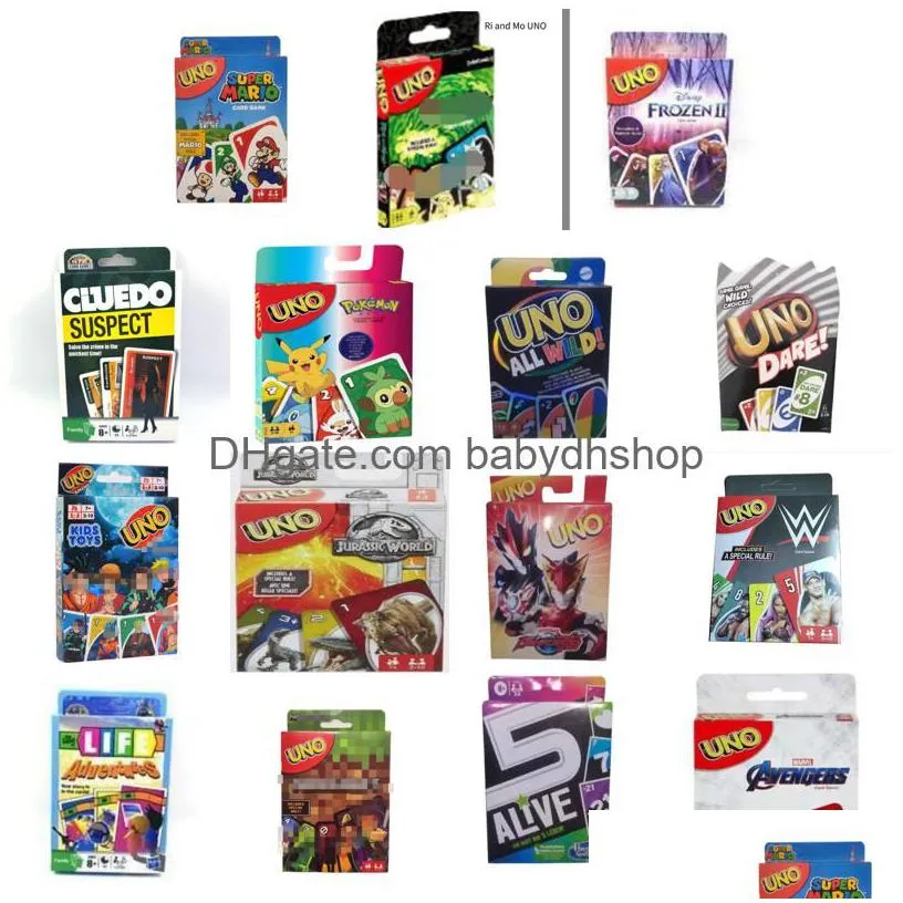 party games crafts card 17 styles wild dos edition board game 2-10 players gathering fun entertainment drop delivery ot3ro