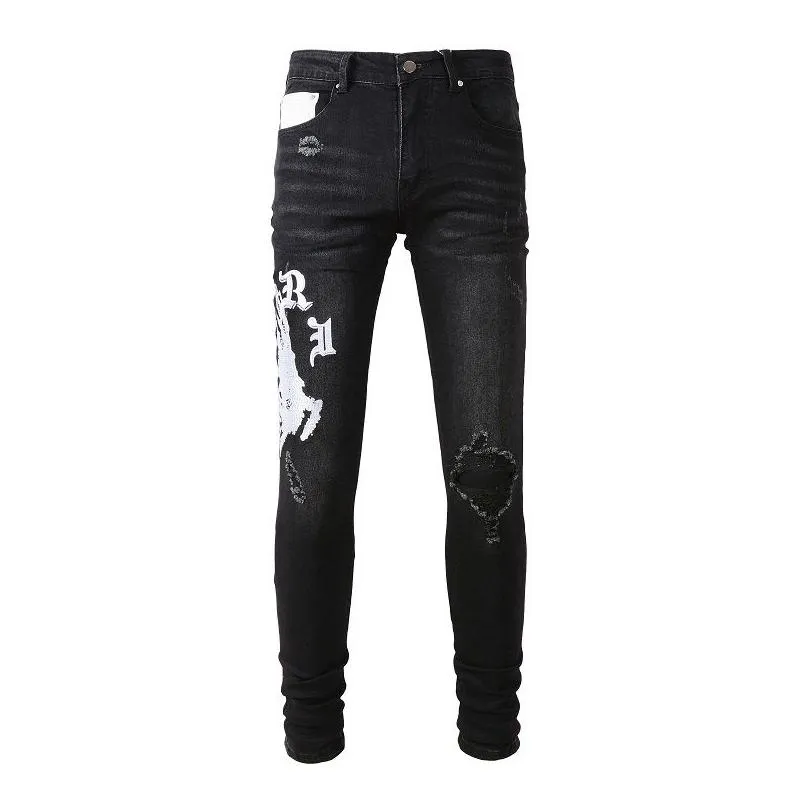 20ss mens designer jeans distressed ripped biker slim fit motorcycle denim for men fashion jean mans pants pour hommes 876