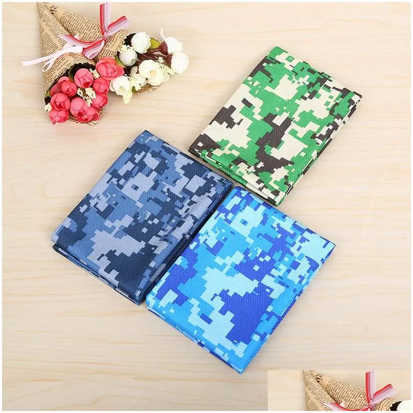 camouflage cool towels summer sunstroke ice cold towel yoga exercise sports neck cooler quick dry soft breathable sport towel dbc