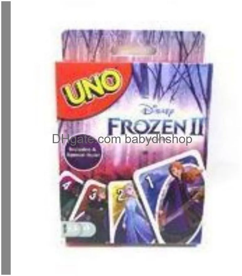 uno card games 15 styles wild dos flip edition board game 2-10 players gathering game party fun entertainment