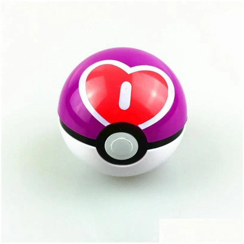 contains sprites100pcs 15 kings ball figures abs anime action figures pokeball toys super master ball toys pokeball juguetes 7cm toy