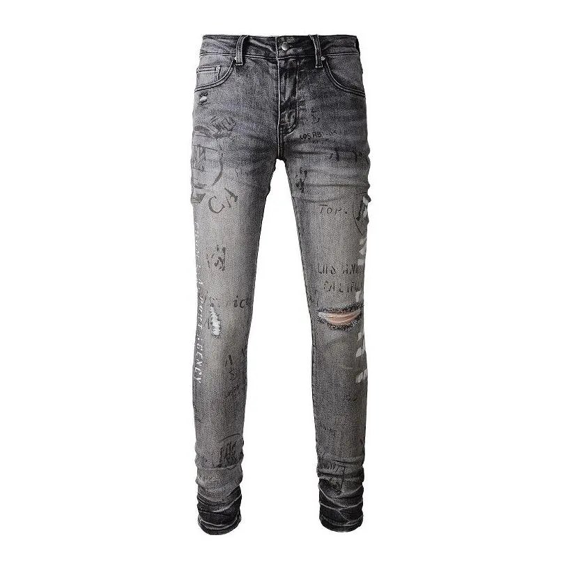 20ss mens designer jeans distressed ripped biker slim fit motorcycle denim for men fashion jean mans pants pour hommes 876