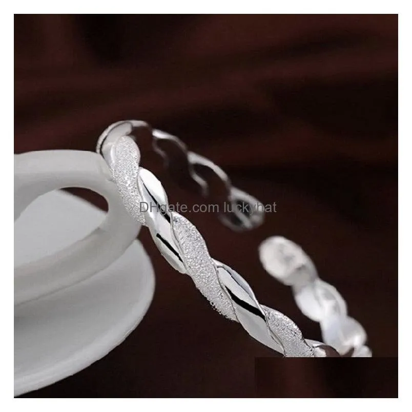 high quality korean silver plated cuff bangle women open hand bracelet for ladies fashion jewelry gift accessories