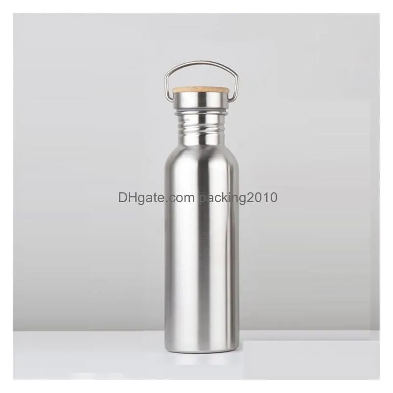 new stainless steel monolayer outdoors mountaineering motion kettle creative drinking water cup motion pot t4h0378