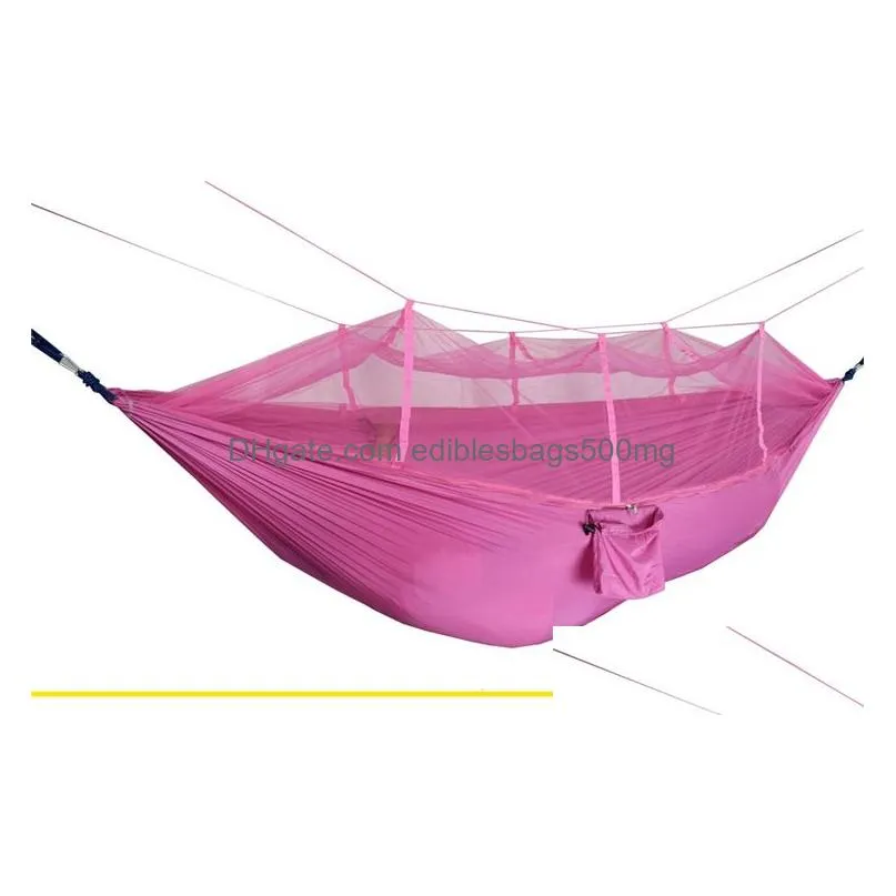  sttyle mosquito net hammock outdoor parachute cloth field outdoor hammock garden camping wobble hanging bed t5i112