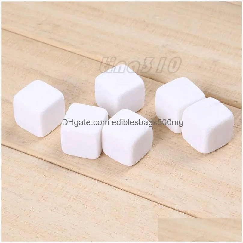 6 pcs/bag natural whiskey stones frozen stones ice wine stone bar ware supplies kitchen bar tools t9i00468