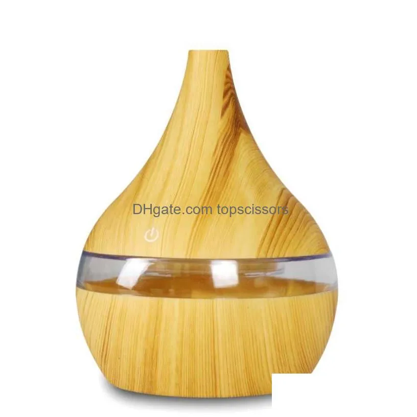 electric aroma diffuser  oil diffuser air humidifier ultrasonic remote control color led lamp mist maker home