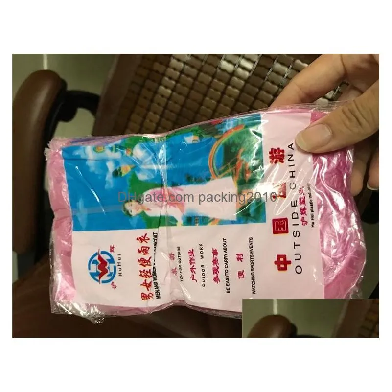 new one-time raincoat fashion disposable pvc raincoats poncho rainwear travel rain coat rain wear travel rain coat i294