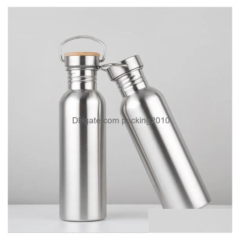 new stainless steel monolayer outdoors mountaineering motion kettle creative drinking water cup motion pot t4h0378