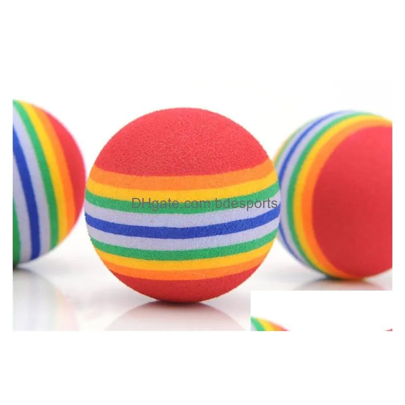 diameter 35mm interesting pet toy dog and cat toys super cute rainbow ball toy cartoon plush toy ia602