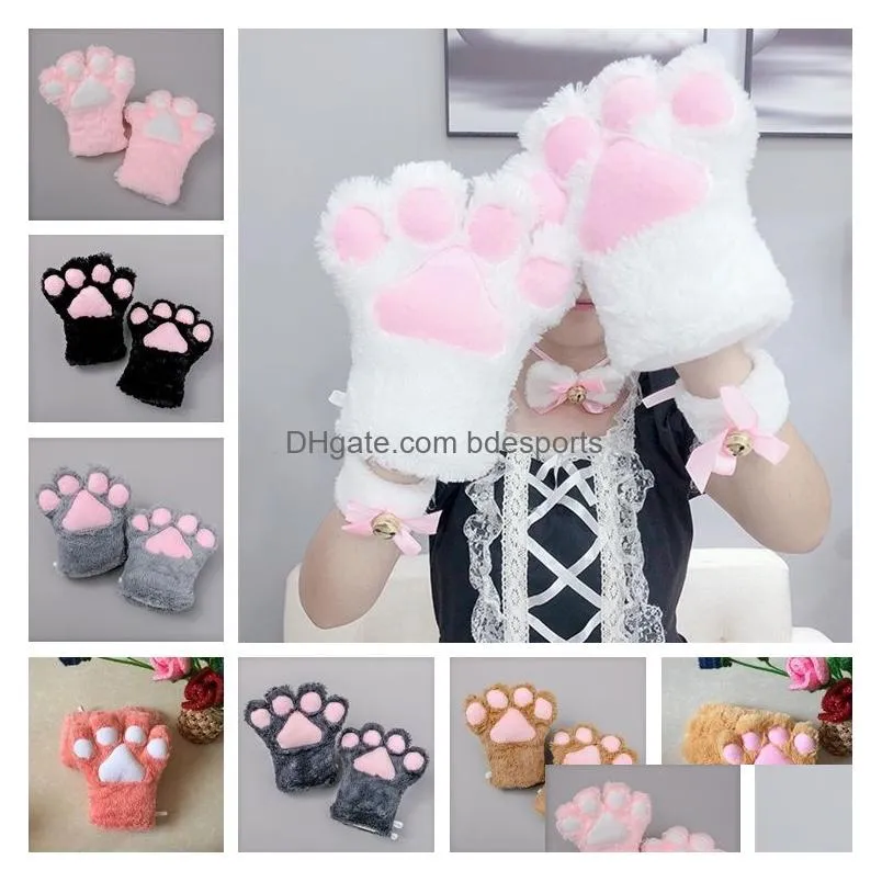 party supplies y the maid cat mother cats claw glove cosplay accessories anime costume plush gloves paw partys gloves supplieszc956