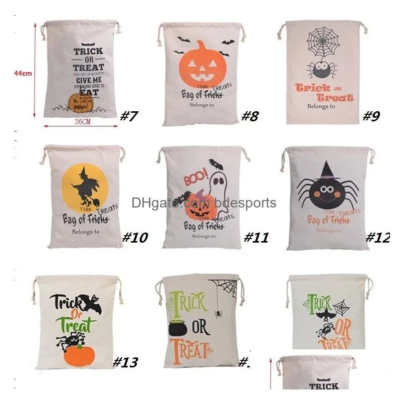 new halloween bags party supplies canvas candy bags 15 styles drawstring gift bag canvas santa sack stuff sacks tote bags for