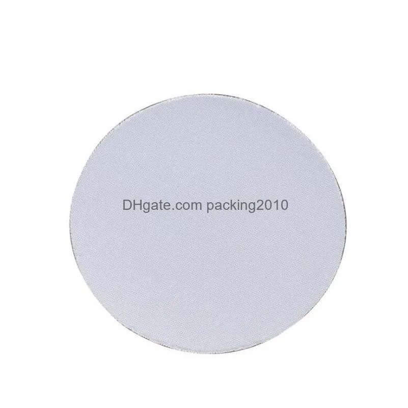 sublimation neoprene blank natural rubber coasters hot transfer printing round square shape rubber cup mats custom diy consumables