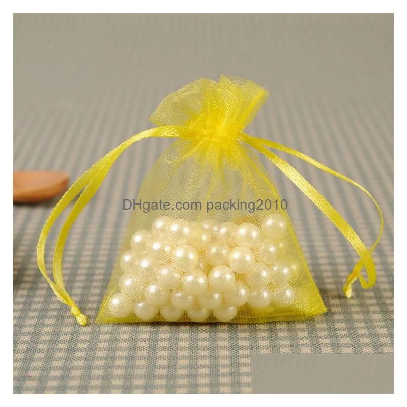 gift packing bag spot plain yarn candy bags gauze bag beam port packaging organza bags wedding supplies t3i0036