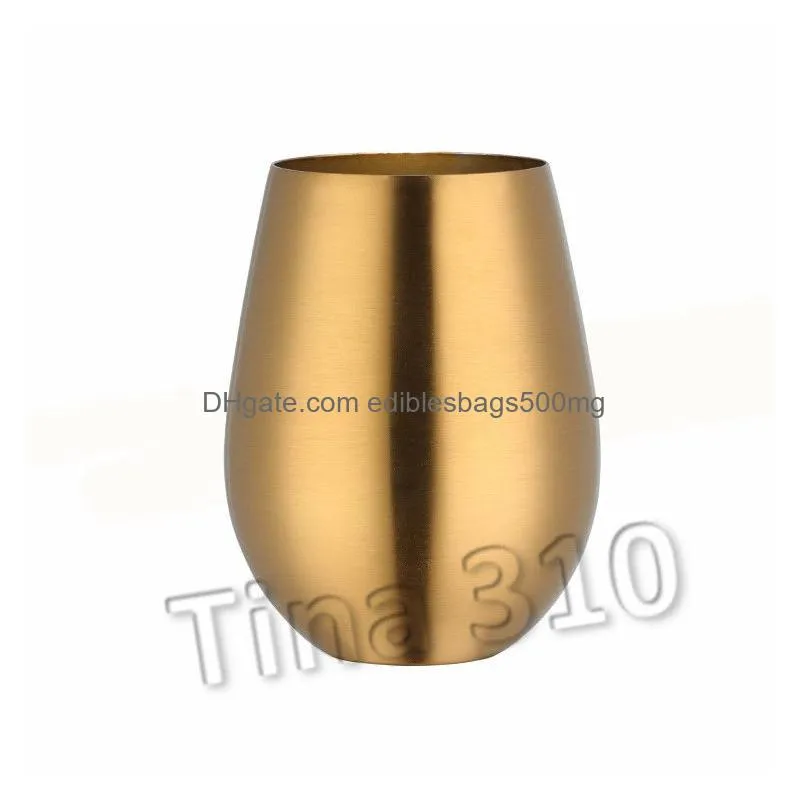 304 stainless steel tumbler round beer mugs creative cold drinking cup bar shaker family water cup coffee mugs water bottlet2i5274