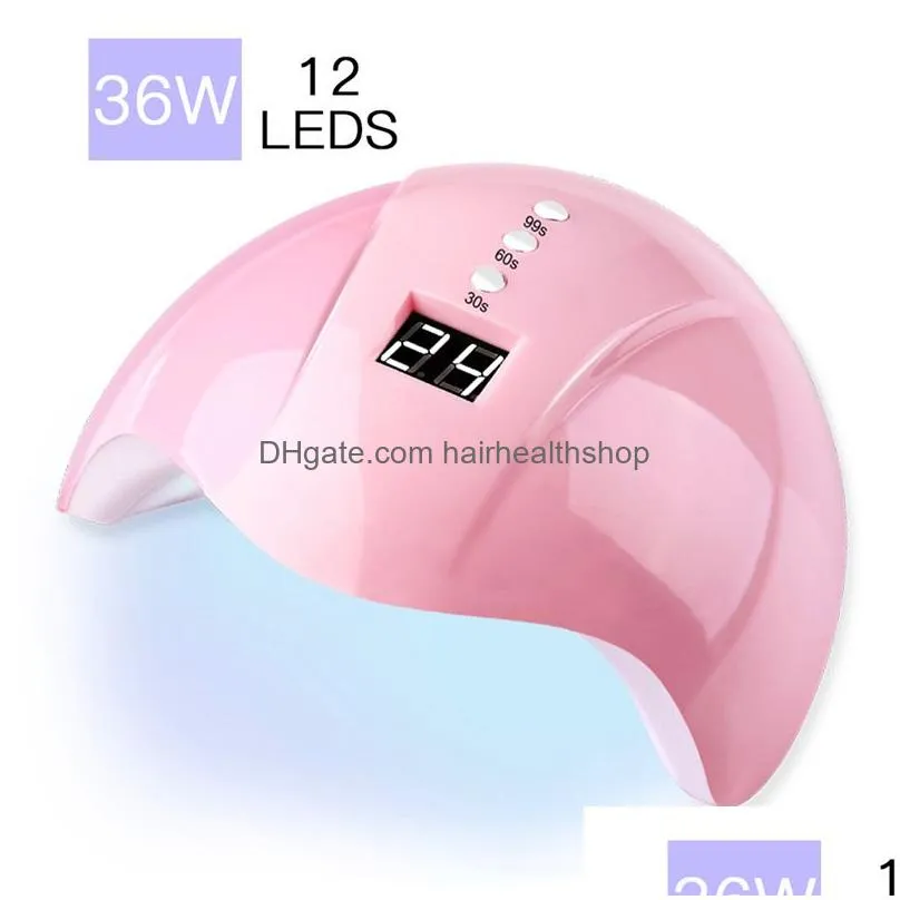 usb smart sensor nail light uv phototherapy lamp professional nail polishing machine nail sticker tool set