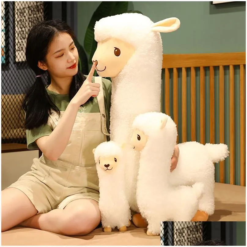 33cm cute alpaca plush toy doll alpacas pillow plush toys dolls