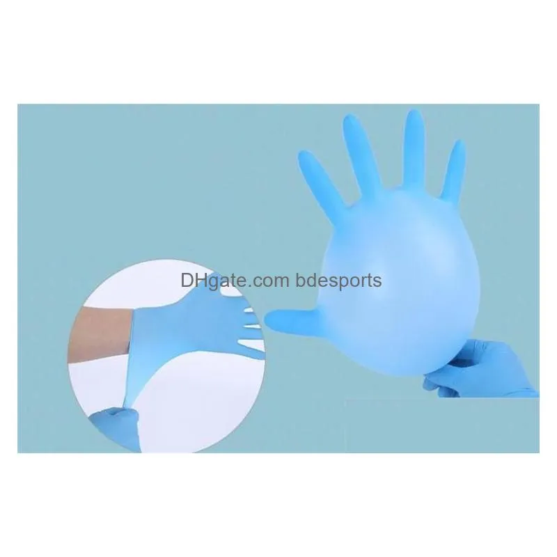 cleaning gloves disposable nitrile latex gloves 3 kinds of specifications optional anti-skid anti-acid gloves b grade rubber glove cleaning gloves