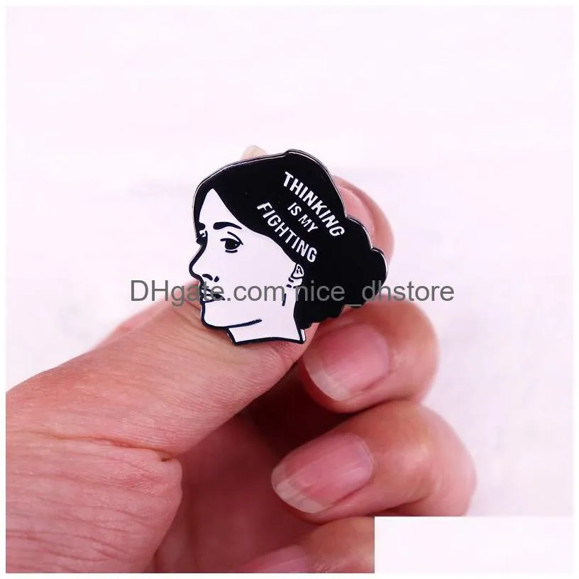 thinking cute anime movies games hard enamel pins collect cartoon brooch backpack hat bag collar lapel badges