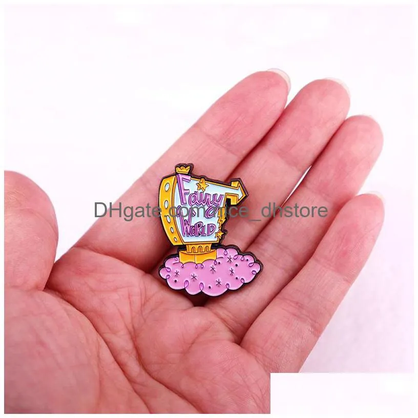 fairy star brooch cute anime movies games hard enamel pins collect cartoon brooch backpack hat bag collar lapel badges