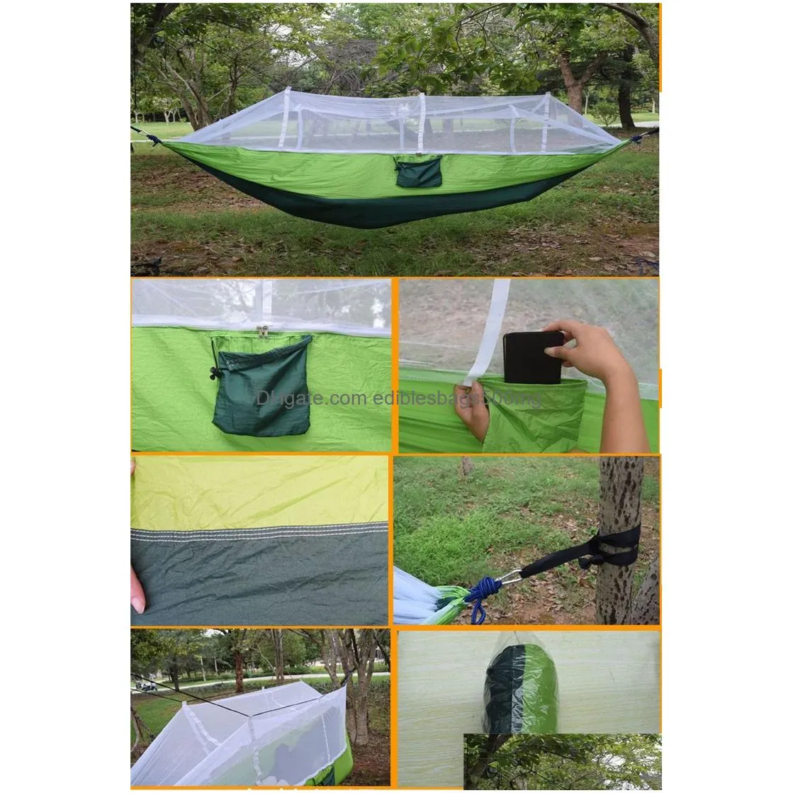  sttyle mosquito net hammock outdoor parachute cloth field outdoor hammock garden camping wobble hanging bed t5i112