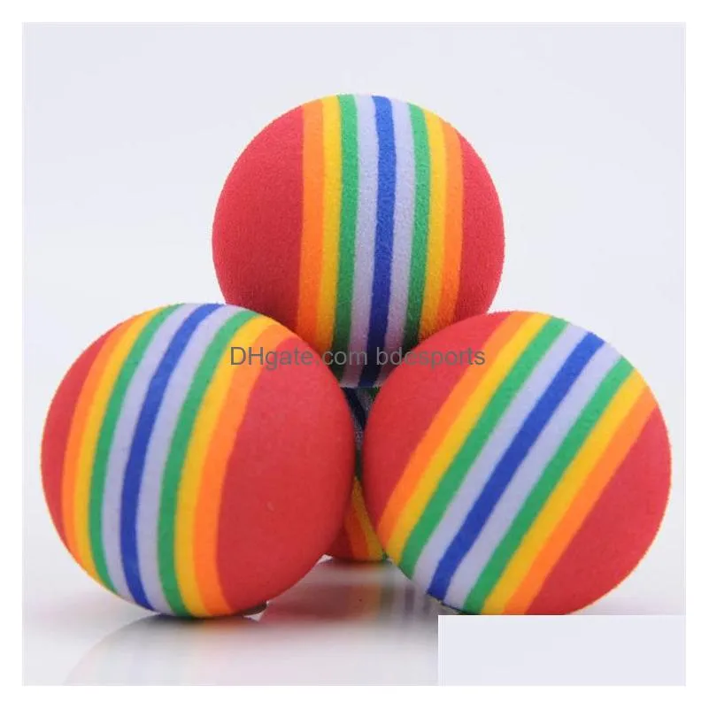 diameter 35mm interesting pet toy dog and cat toys super cute rainbow ball toy cartoon plush toy ia602