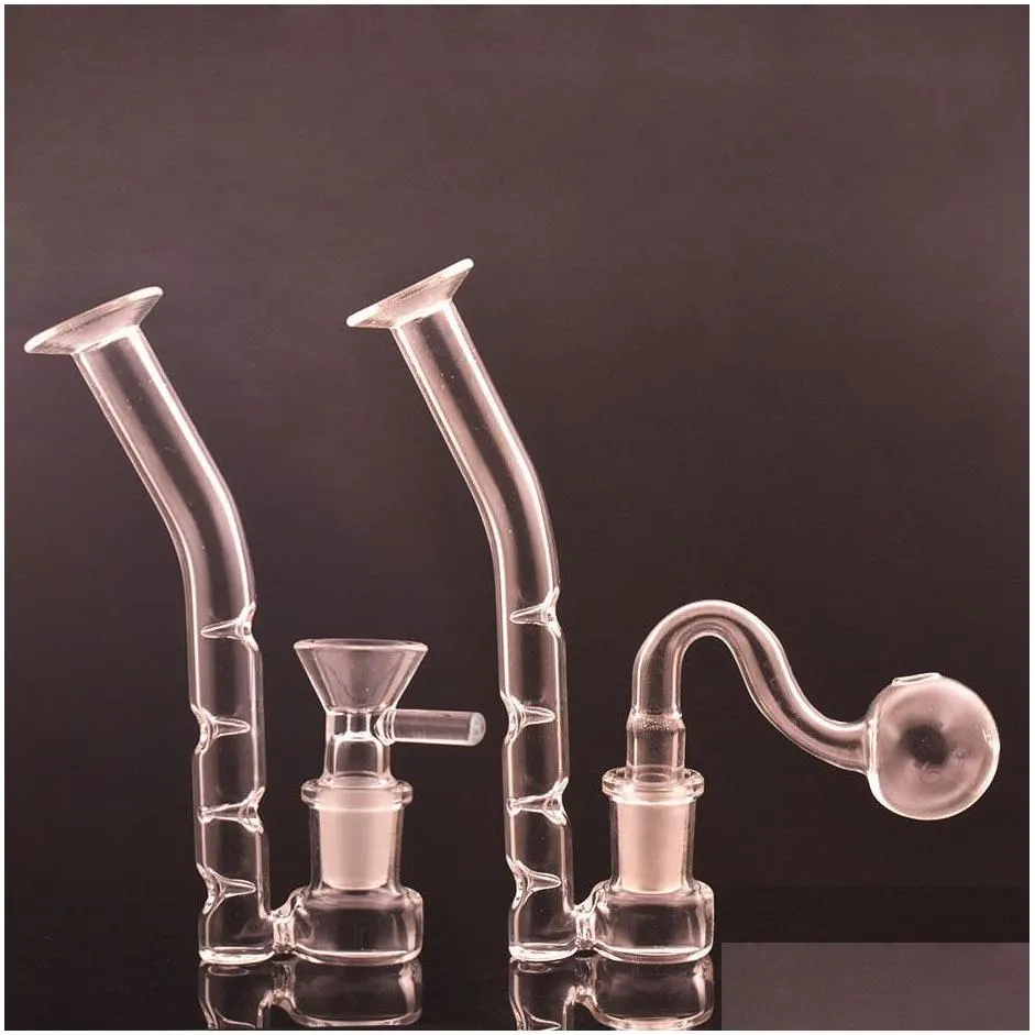 glass straw oil pipes j-hook adapter for bong ash catcher accessories super filter 14mm female thick pyrex glass smoking water pipe