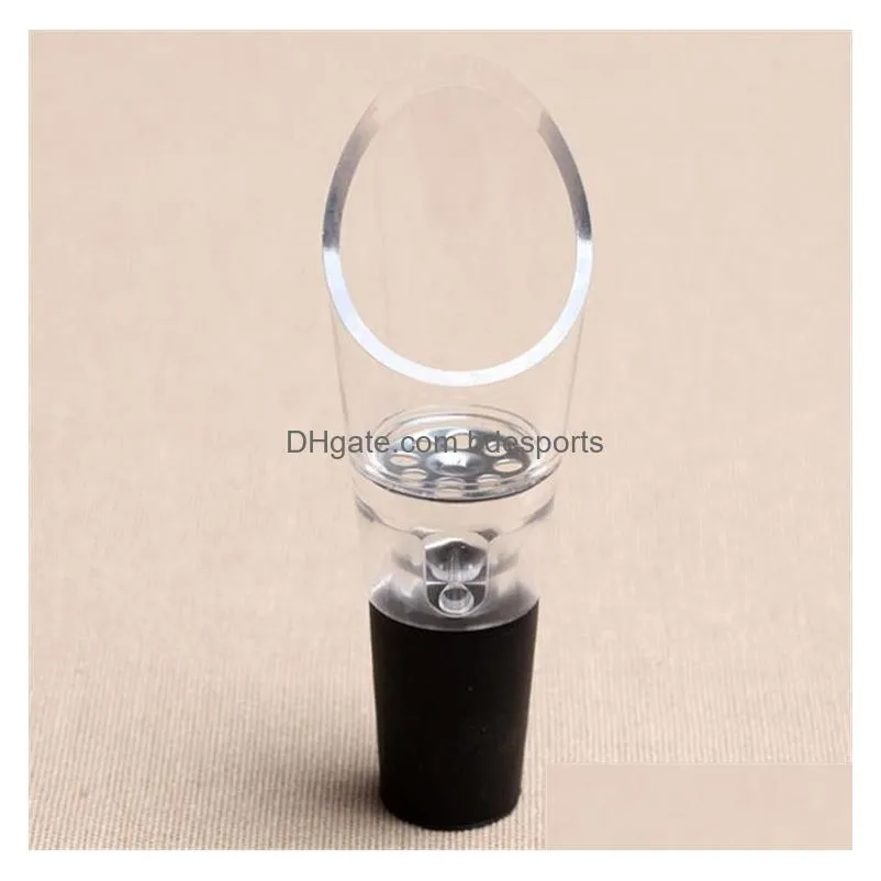bar tools silicone aerators decanting aerating filter aerator wine pourers bar tools pourers with opp packaging 4061-4062