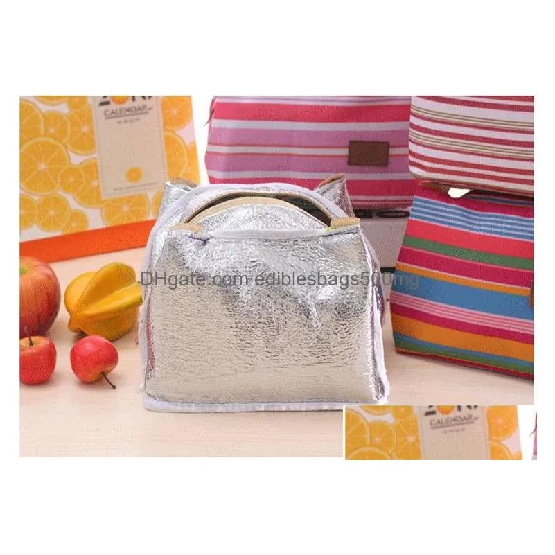  insulated thermal cooler lunch box picnic carry tote storage bag case travel picnic food lunch box bag portable lunch bag b0162