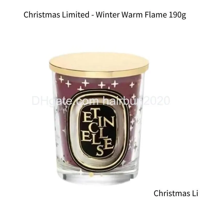 candles 190g scented candle including box dip colllection bougie pare christmas limited gift set holiday wedding com dhmhu