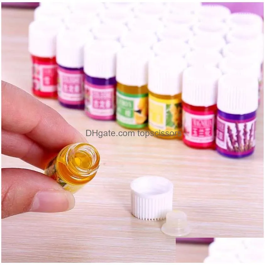 drop ship 12pcs/set skin care beauty makeups 100% pure  oils variety fragrance spa bath massage  oil 3ml cosmetic