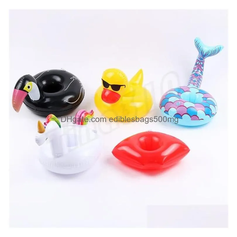 inflatable cup float cup holder coasters inflatable drink holder for swimming pool air mattresses for cup party suppliesi175