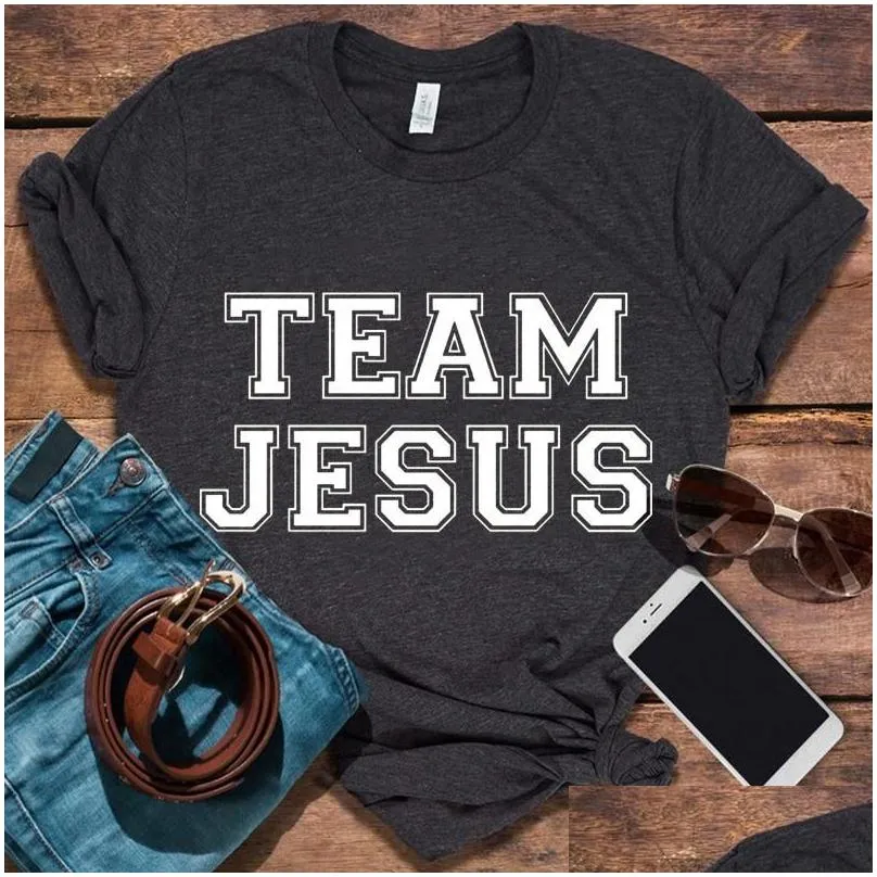 mens t-shirts team jesus shirt christian woman tshirts faith t-shirt religious tee clothing tshirt for men xl