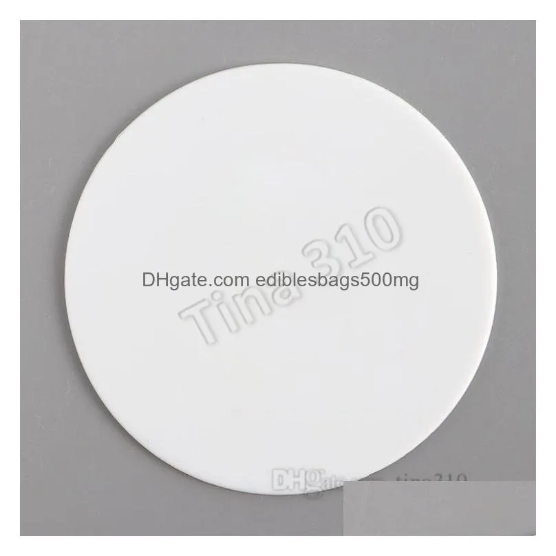 silicone mug coaster round drink coaster insulation non-slip pad for home party bar restaurant silicone coasters t500138