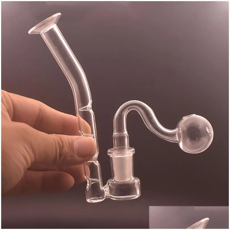 glass straw oil pipes j-hook adapter for bong ash catcher accessories super filter 14mm female thick pyrex glass smoking water pipe