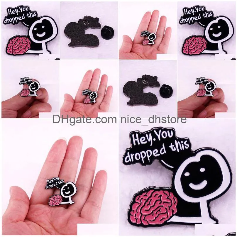 dropped this brooch cute anime movies games hard enamel pins collect cartoon brooch backpack hat bag collar lapel badges