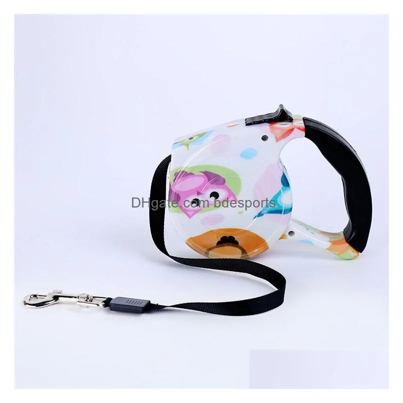 pets leashes 3 meters automatic retractable retractor dogs tractions ropes pet tool leads belt dog traction rope zc483