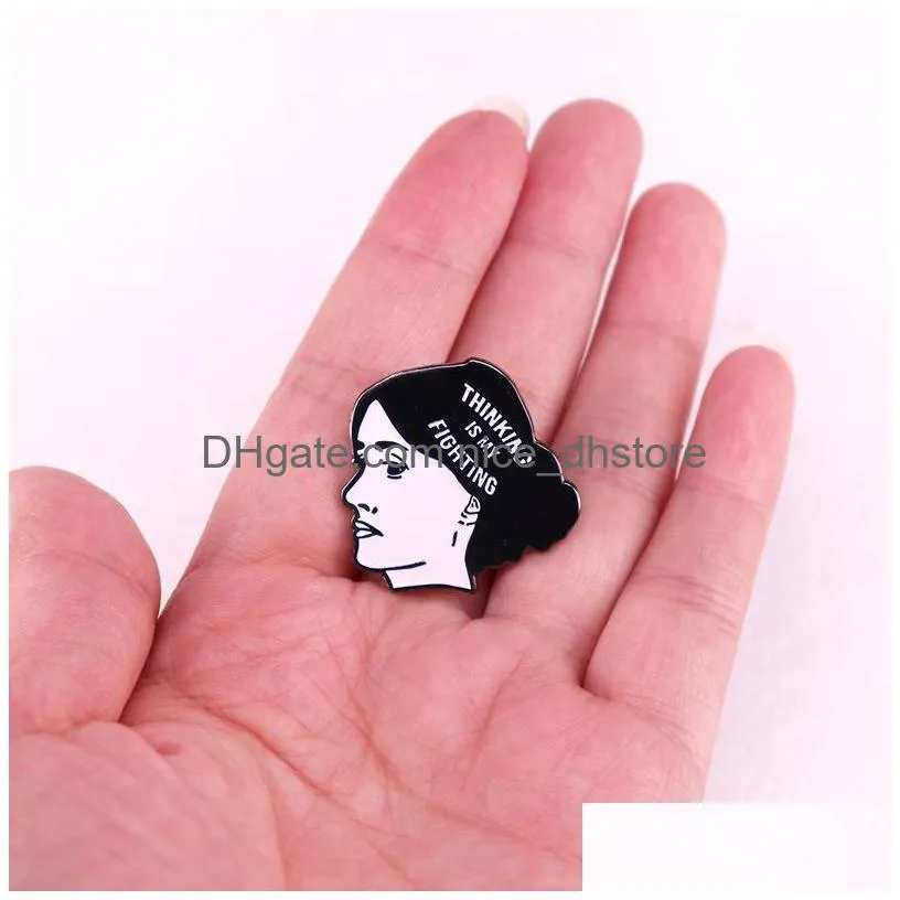 thinking cute anime movies games hard enamel pins collect cartoon brooch backpack hat bag collar lapel badges