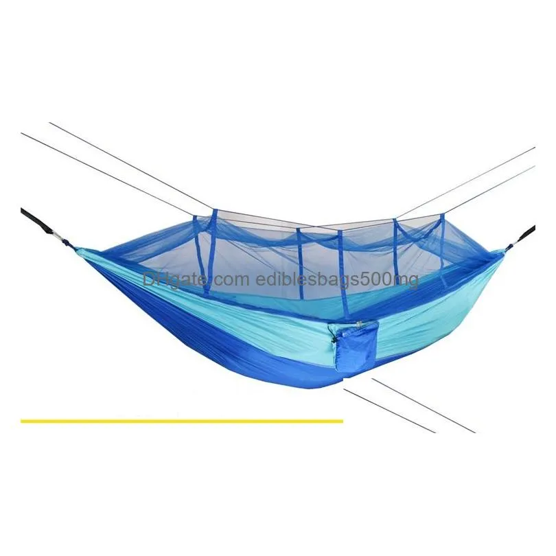  sttyle mosquito net hammock outdoor parachute cloth field outdoor hammock garden camping wobble hanging bed t5i112