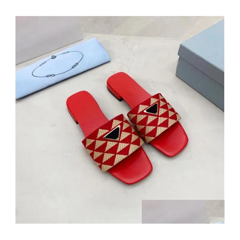 eleanor slides designer women leather sandals hollowed out pattern rubber slippers summer fashion sandal