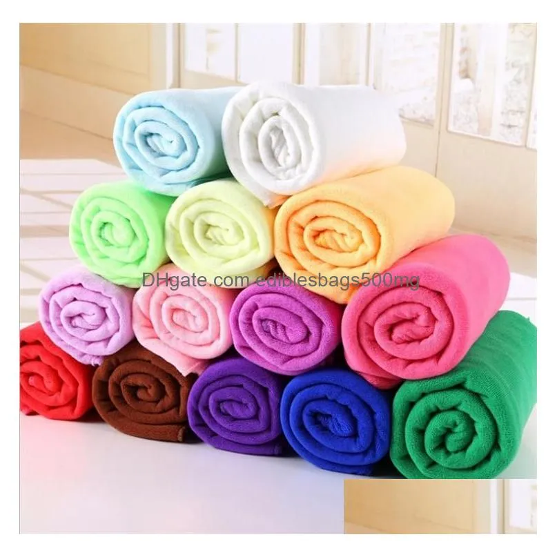  microfiber bath towels beach drying bath washcloth shower towel swimwear travel camping towels shower cleaning towels 70x140cm