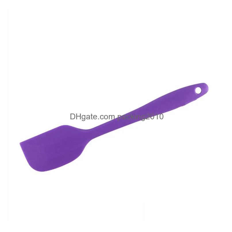 small silicone spatula jam cream spatula multifunctional solid butter spatula baking tool bakeware kicthen tools t2i5837