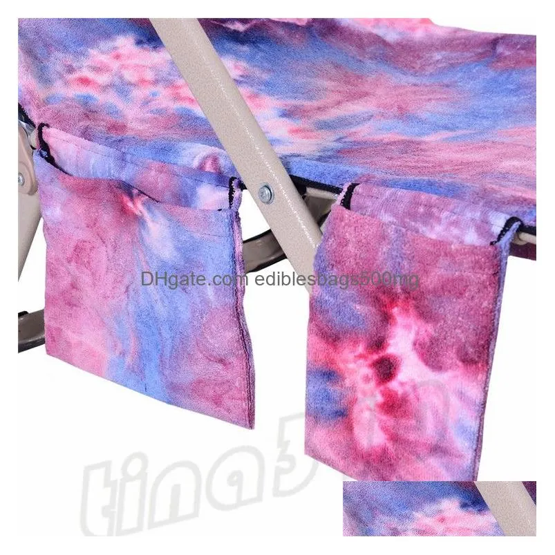  selling superfine fiber beach towel beach chair towel recline chair chair cover tie-dyed bath towel t9i0094