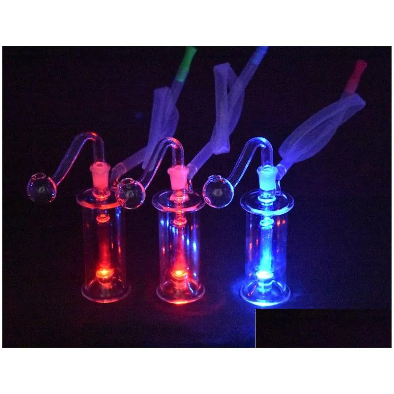 high quality glass oil burner bong hookah bubbler with double matrix perc glass ash catcher with 10mm male oil burner water pipe mix